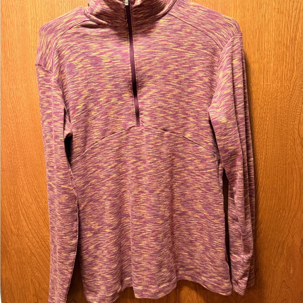 Columbia Maroon and Gold Knit 1/4 Quarter Pullover